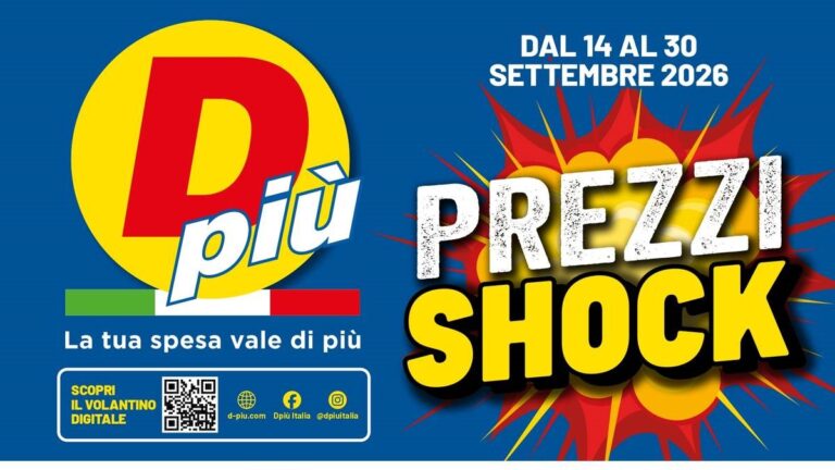 Volantino DPiù dal 14 settembre 2026