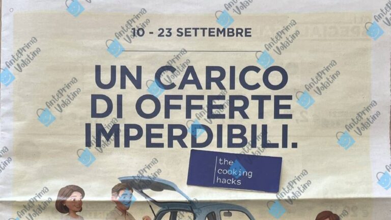 Volantino Esselunga dal 10 settembre 2026 in anteprima