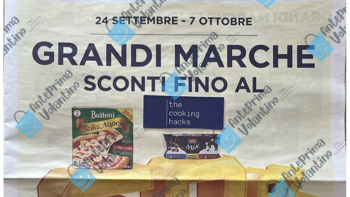 Volantino Esselunga dal 24 settembre 2026 in anteprima