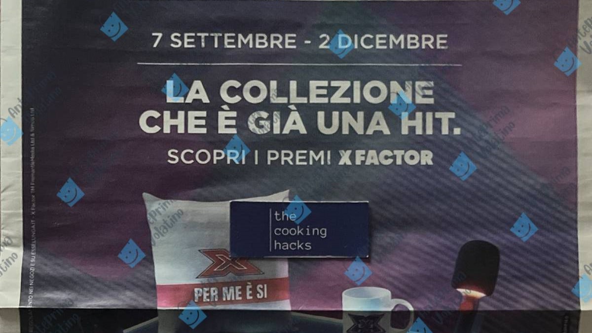 Volantino Esselunga dal 7 settembre 2026, protagonista la collezione X Factor