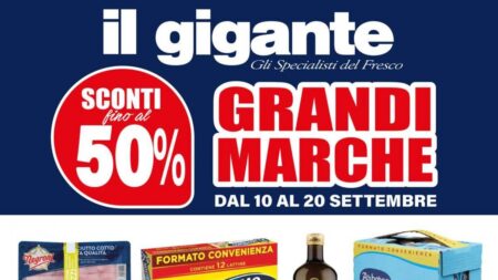 Volantino Il Gigante dal 10 settembre 2026