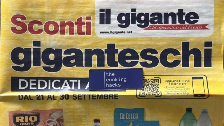 Volantino Il Gigante dal 21 settembre 2026