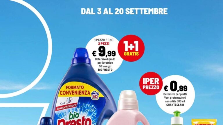 Volantino Iper Profumo di Pulito dal 3 settembre 2026