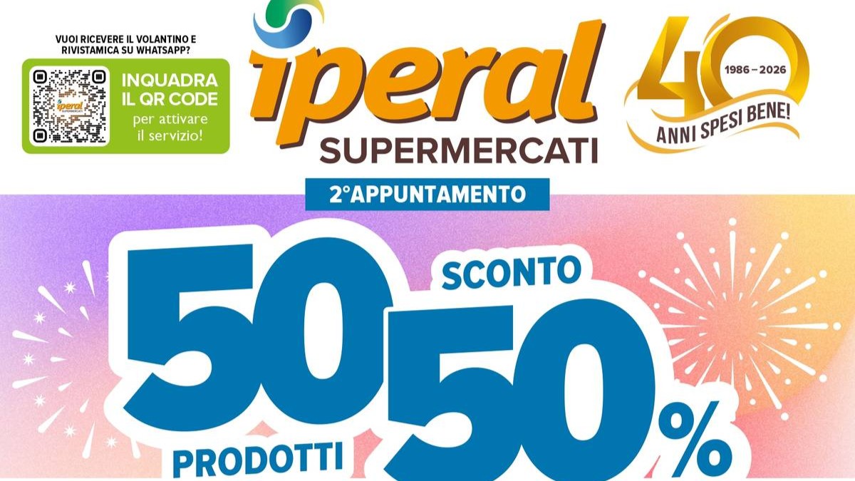 Volantino Iperal dal 30 settembre 2026