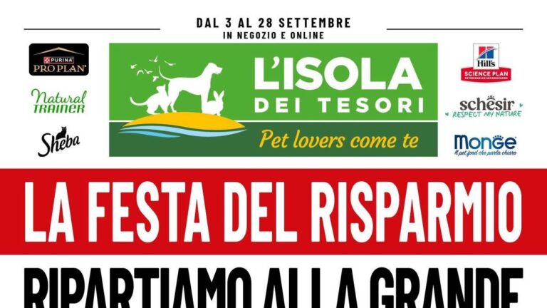 Volantino Isola dei Tesori Settembre 2026