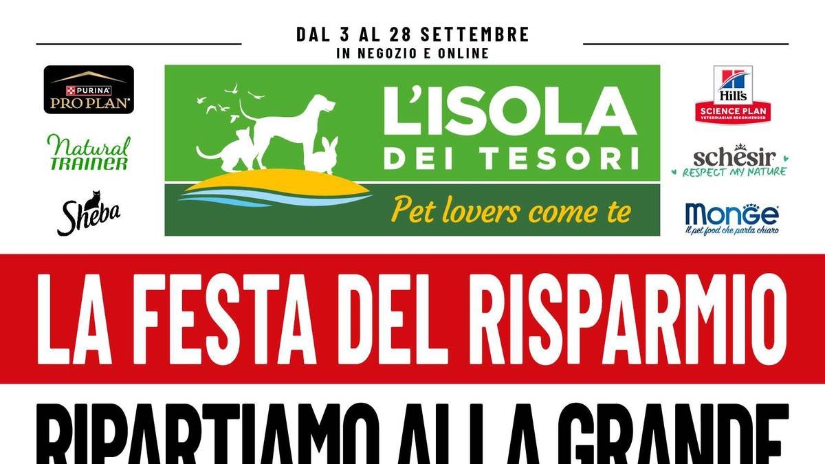Volantino Isola dei Tesori Settembre 2026