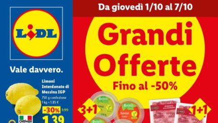 Volantino Lidl dal 1 ottobre 2026 con Halloween, grandi offerte e novità Parkside