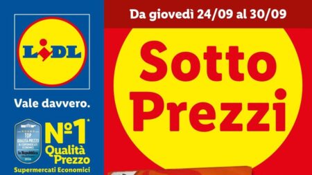 Volantino Lidl dal 24 settembre 2026 in anteprima, Sotto Prezzi e Parkside per la settimana prossima