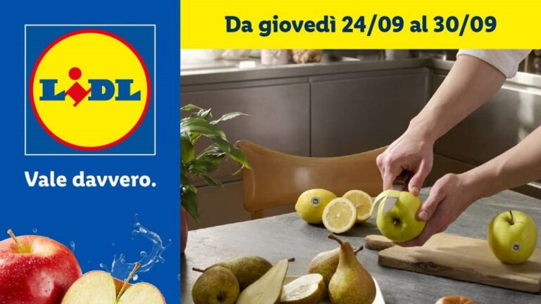Volantino Lidl Frutta e Verdura dal 24 settembre 2026