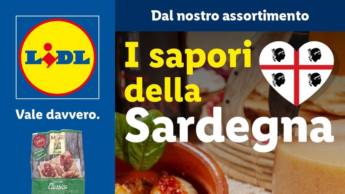 Volantino Lidl i Sapori della Sardegna