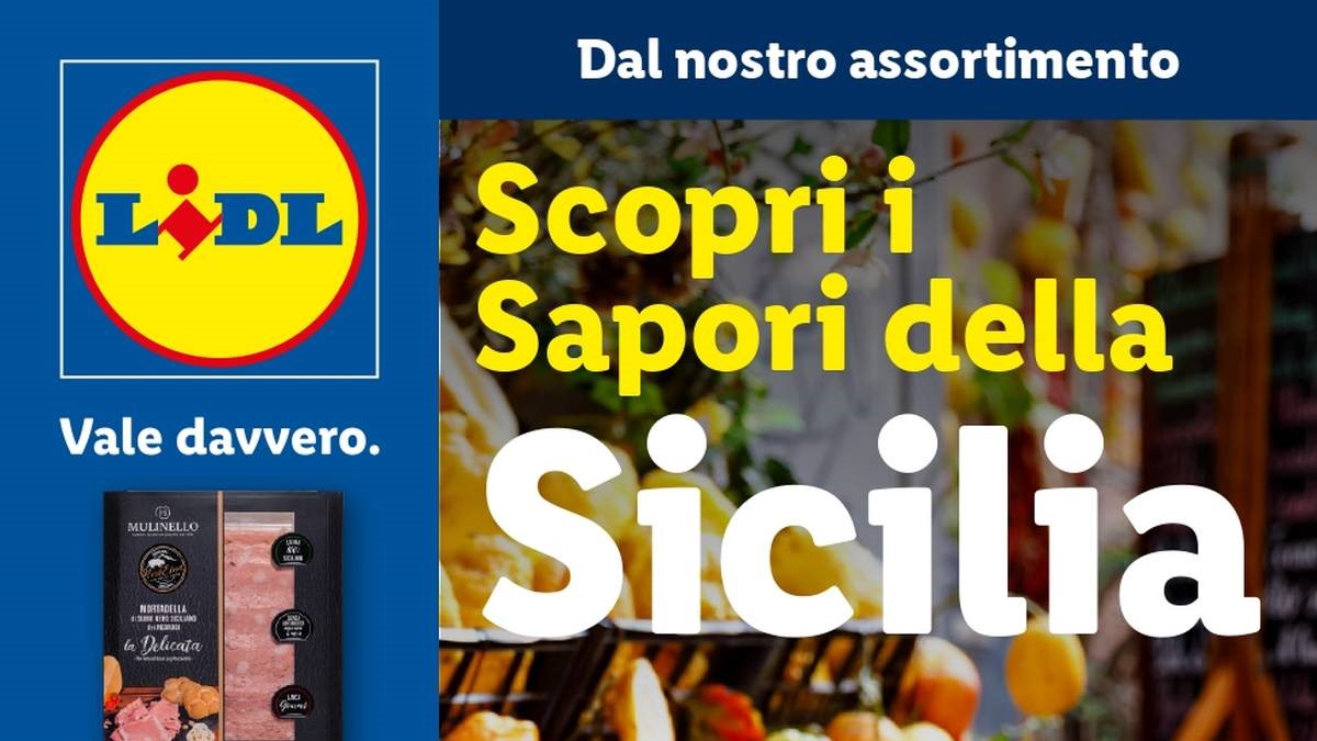 Volantino Lidl i Sapori della Sicilia
