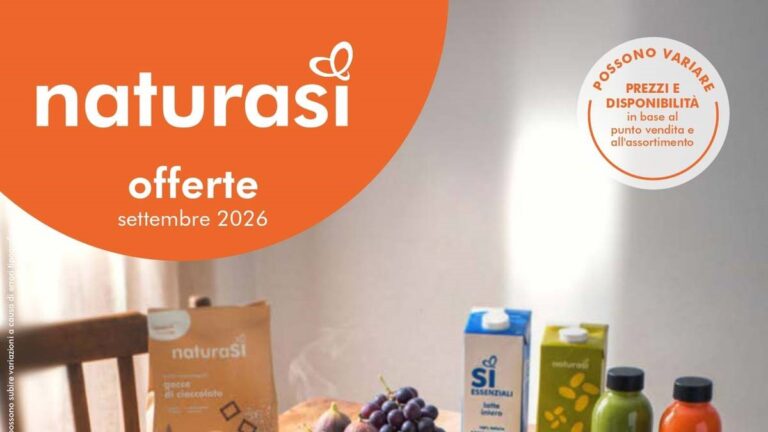 Volantino NaturaSì di Settembre 2026
