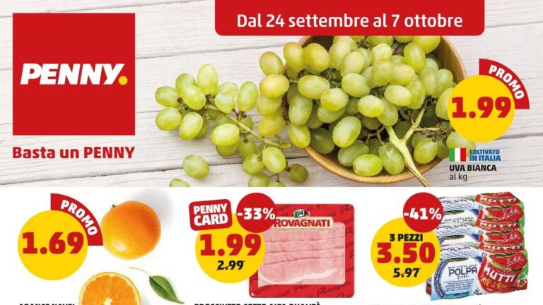 Volantino Penny dal 24 settembre 2026
