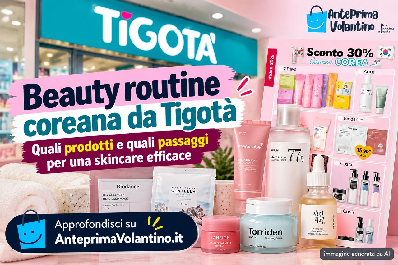 Beauty routine coreana da Tigotà, prodotti e passaggi della K-beauty