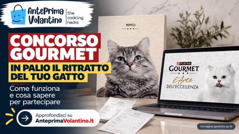 Concorso Gourmet 2026, come vincere un ritratto personalizzato del proprio gatto