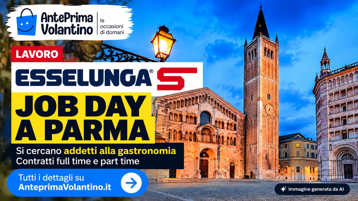 Esselunga Job Day Parma il 5 novembre 2026