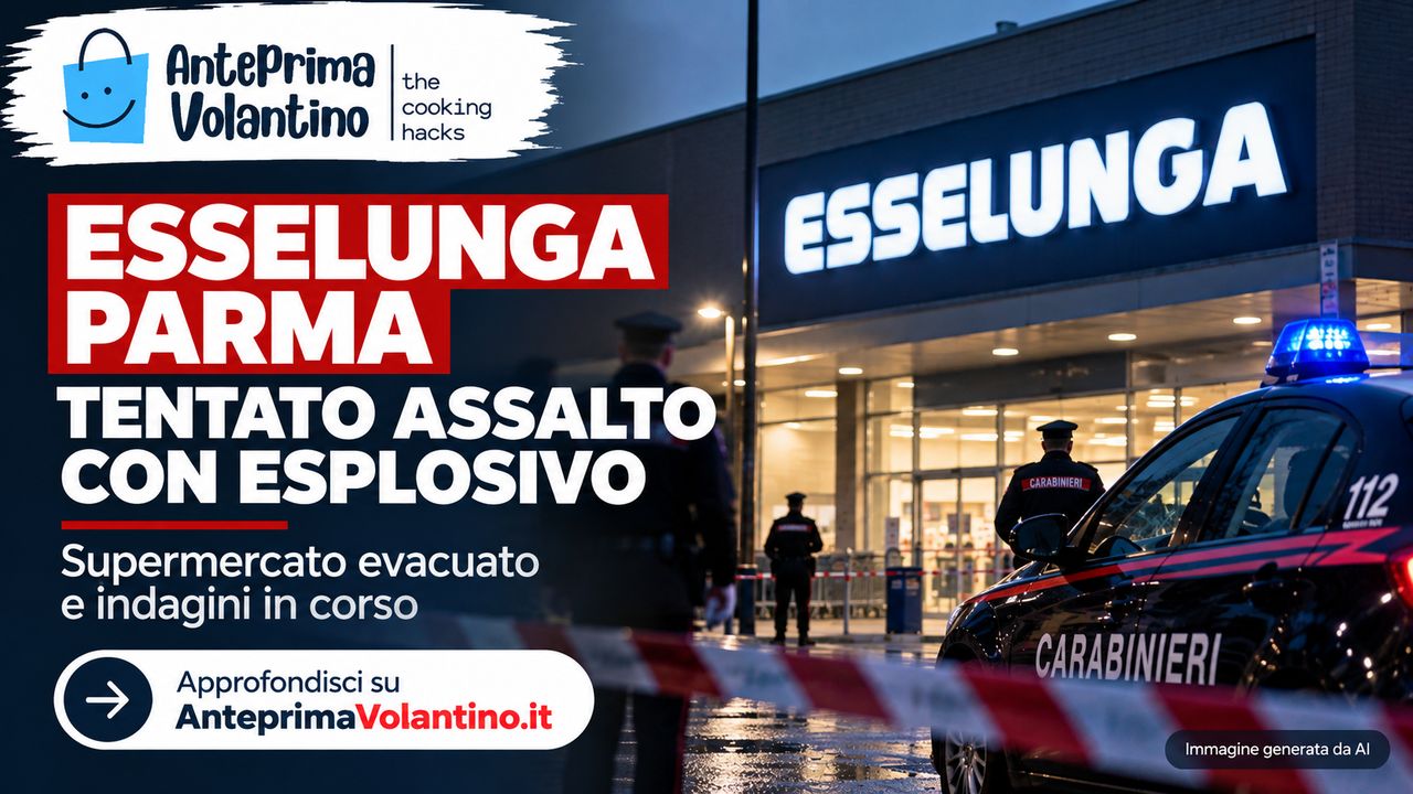 Esselunga Parma, tentato assalto con esplosivo: supermercato evacuato e indagini in corso