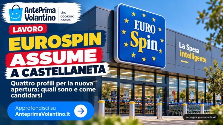 Eurospin assume a Castellaneta per la nuova apertura: quattro profili, requisiti e stipendi