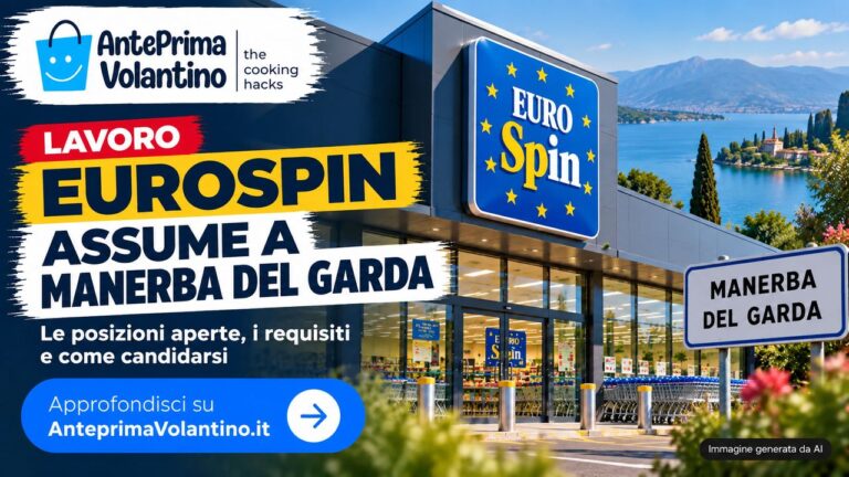 Eurospin assume a Manerba del Garda per una nuova apertura: lavoro nei reparti e come vice responsabile
