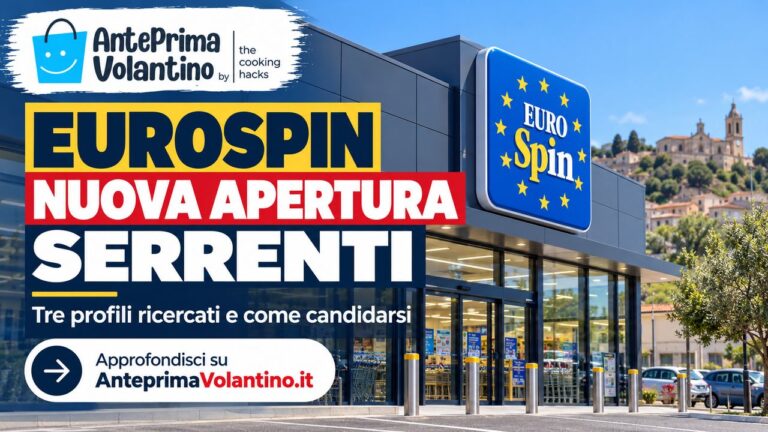 Eurospin assume a Serrenti per la nuova apertura: tre profili ricercati, requisiti e stipendi