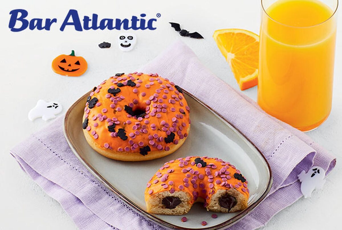 Bar Atlantic Esselunga per Halloween, donuts all'arancia
