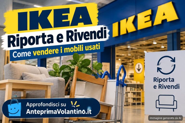 IKEA Riporta e Rivendi, come vendere i mobili usati e ottenere una Carta Reso
