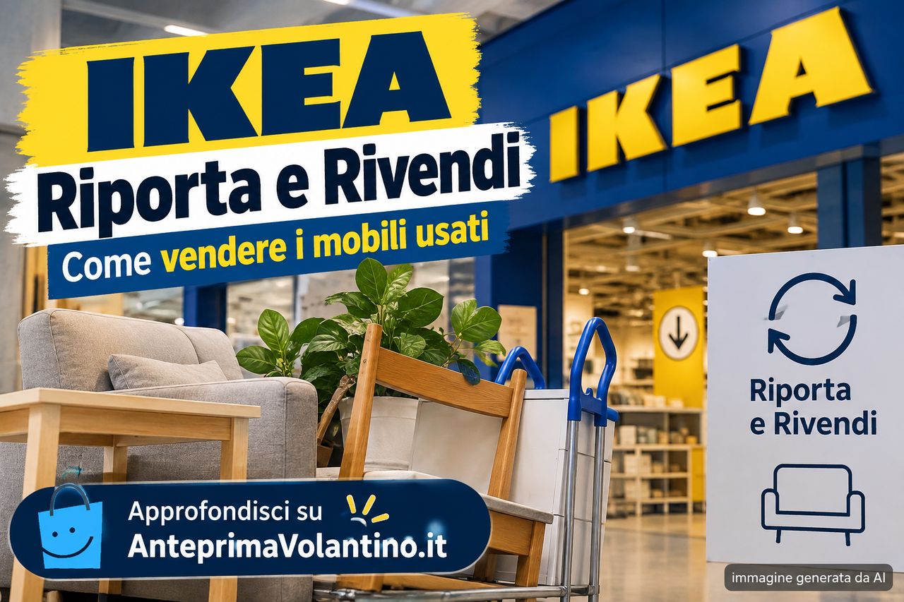 IKEA Riporta e Rivendi, come vendere i mobili usati e ottenere una Carta Reso