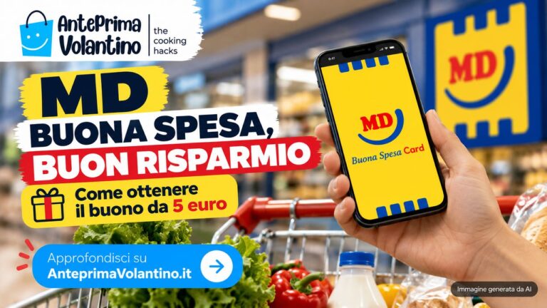 MD Buona Spesa Buon Risparmio 2026, come ottenere il buono da 5 euro con la spesa