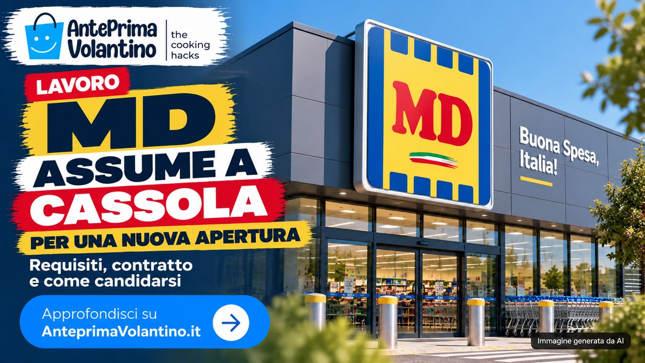 MD assume a Cassola per una nuova apertura: requisiti, stipendio e come candidarsi