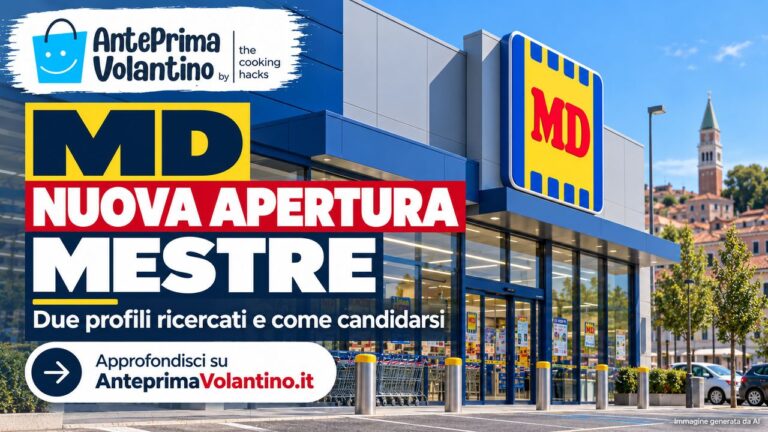 MD assume a Mestre per la nuova apertura: lavoro in gastronomia e per vice store manager