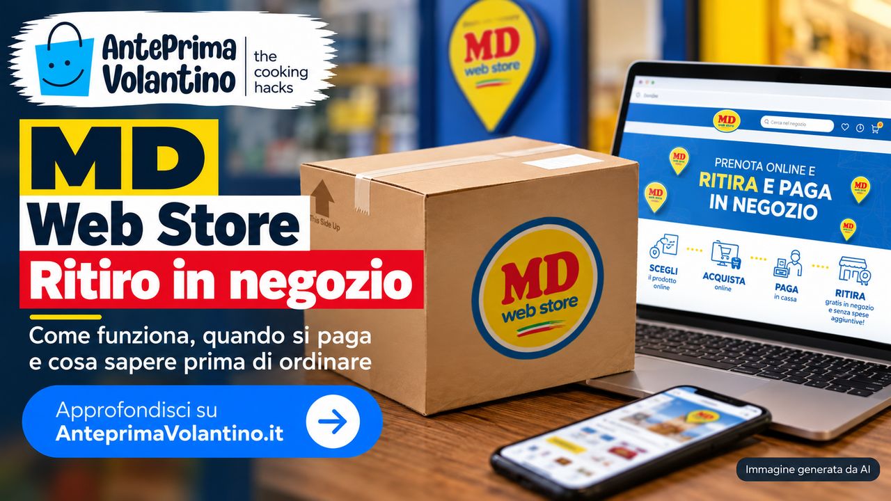 MD Web Store, acquisti online con ritiro gratuito in negozio, come funziona e quando si paga