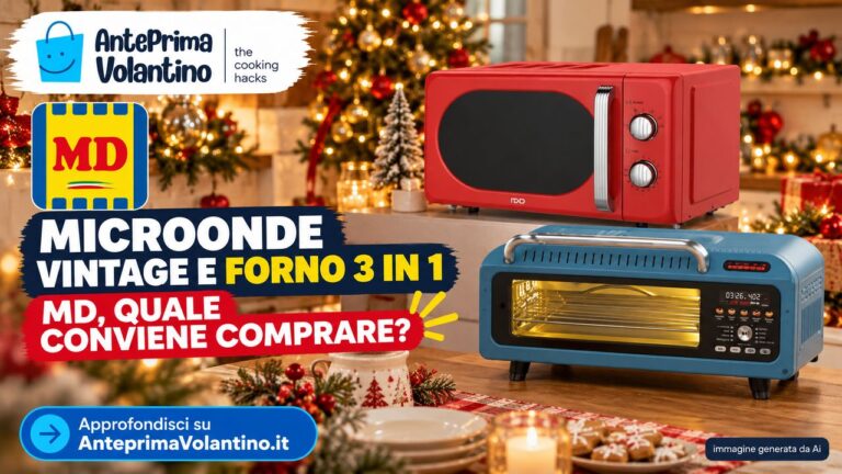 Microonde vintage e forno 3 in 1 MD, quale conviene comprare?