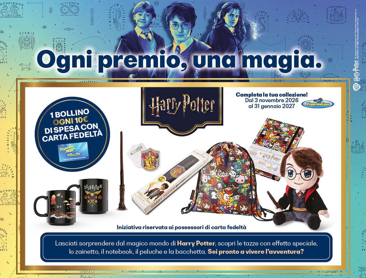 Premi Harry Potter Risparmio Casa