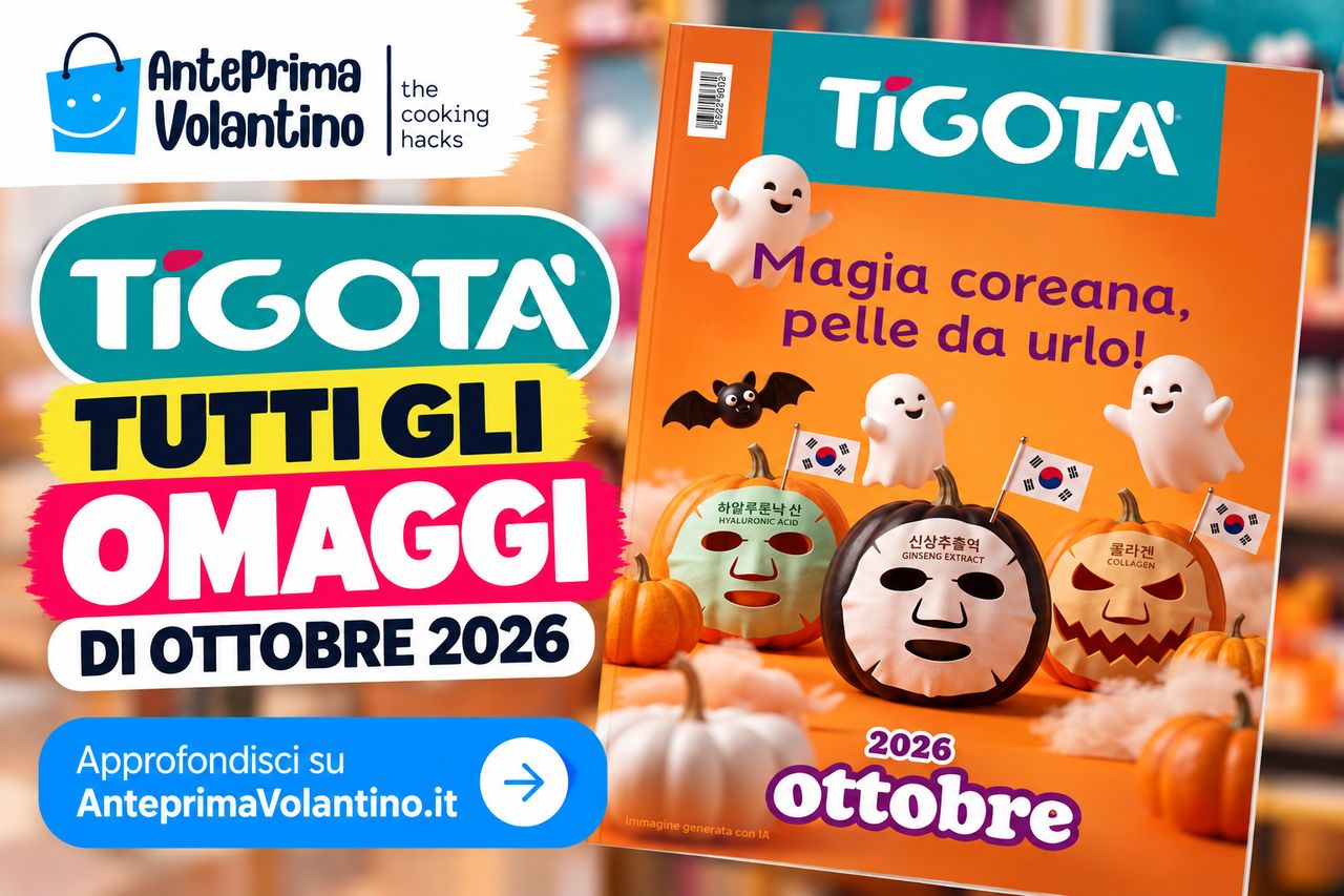 Tigotà omaggi ottobre 2026, 16 regali beauty e cura persona, cosa comprare per riceverli