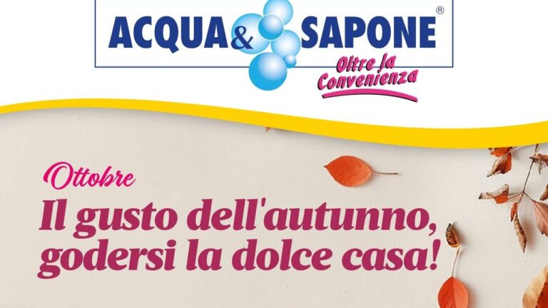 Volantino Acqua e Sapone Emilia Romagna Veneto Ottobre 2026