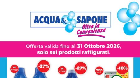 Volantino Acqua e Sapone le offerte di ottobre 2026