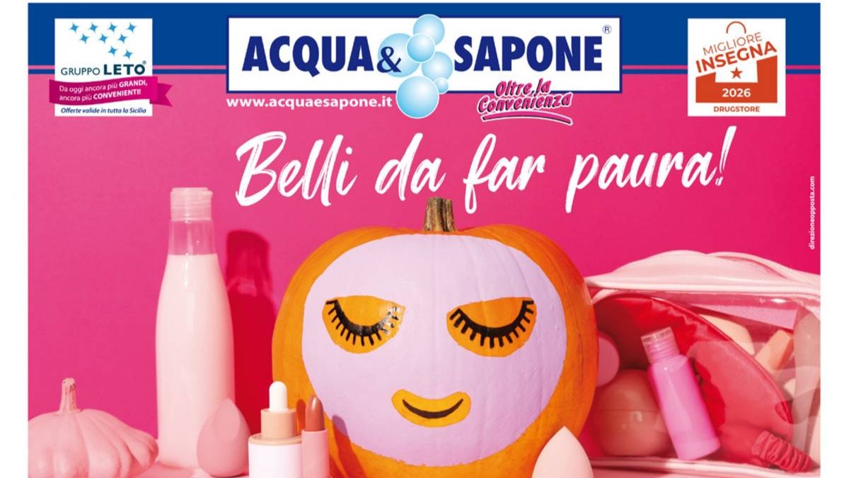 Volantino Acqua e Sapone Sicilia dal 19 ottobre 2026