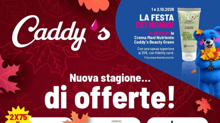Volantino Caddy's dal 1 ottobre 2026