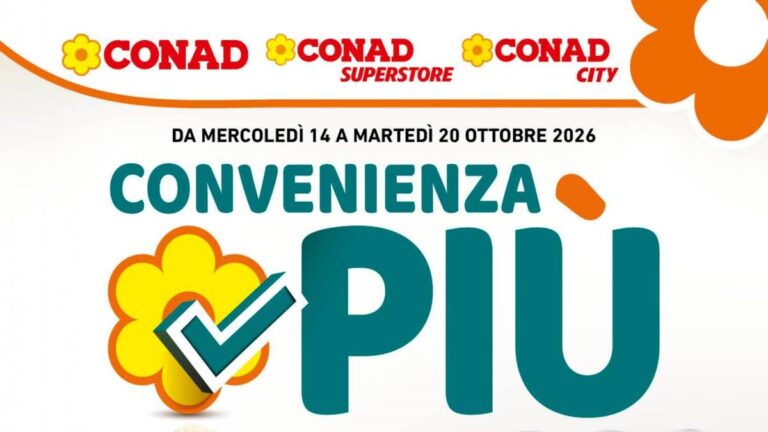 Volantino Conad Campania Convenienza Più dal 14 ottobre 2026