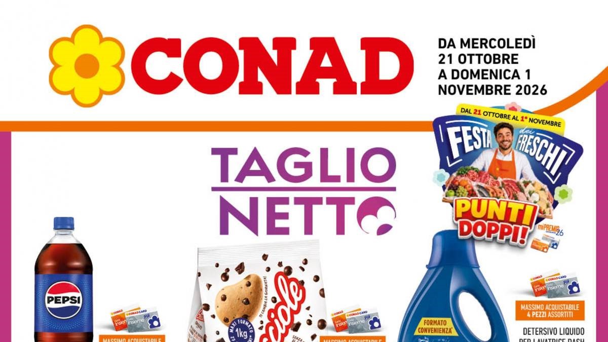 Volantino Conad Campania dal 21 ottobre 2026