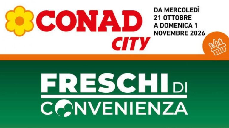 Volantino Conad City Lazio dal 21 ottobre 2026