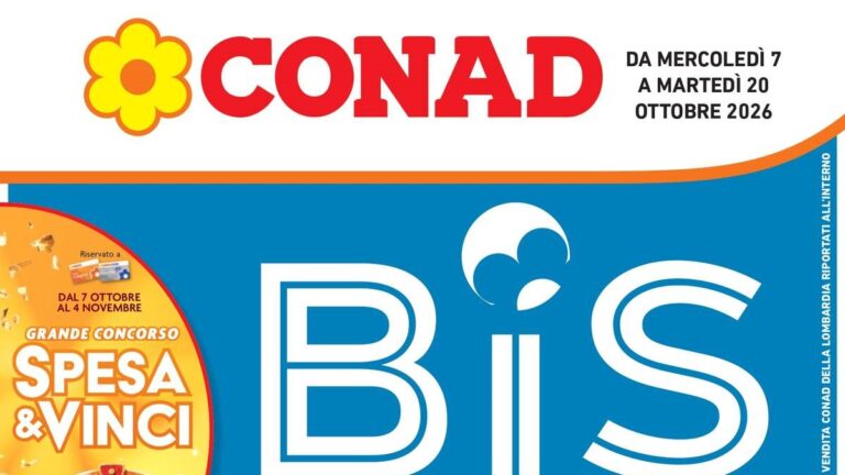 Volantino Conad dal 7 ottobre 2026
