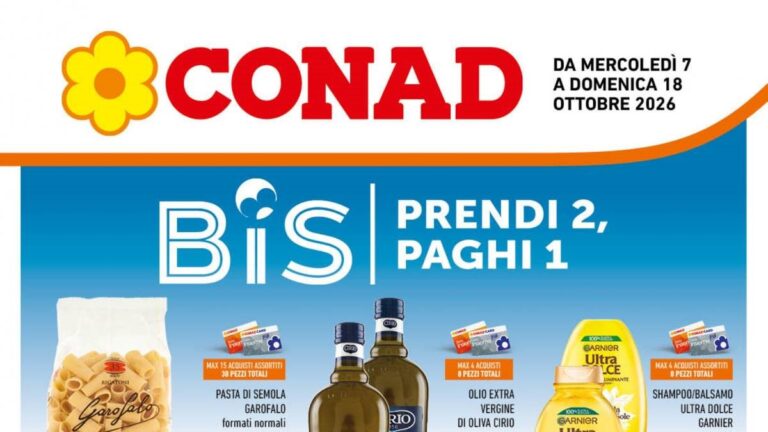 Volantino Conad Lazio dal 7 ottobre 2026