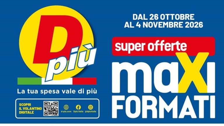 Volantino DPiù dal 26 ottobre 2026