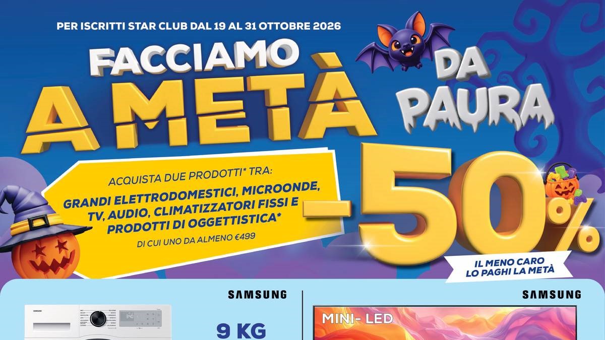 Volantino Euronics Bruno dal 19 al 31 ottobre 2026