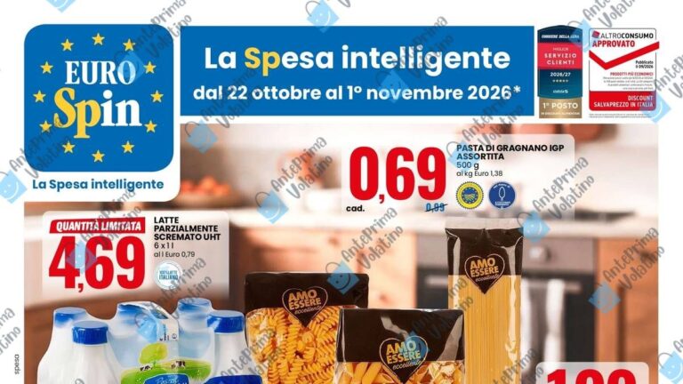 Volantino Eurospin dal 22 ottobre 2026