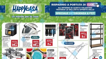 Volantino Happy Casa dal 14 ottobre 2026