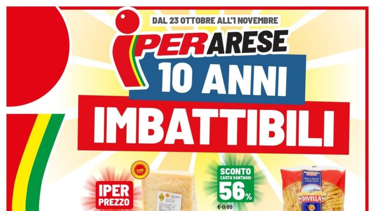 Volantino Iper Arese dal 23 ottobre 2026