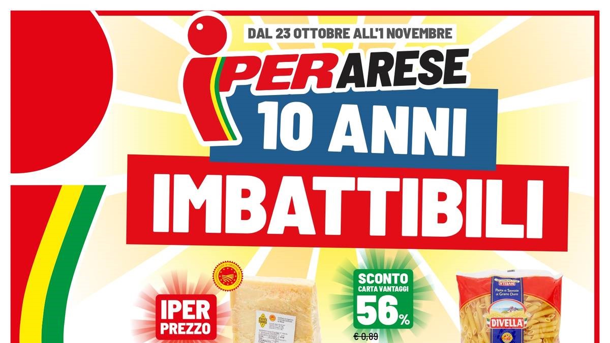 Volantino Iper Arese dal 23 ottobre 2026