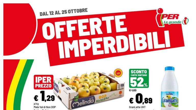 Volantino Iper dal 12 ottobre 2026